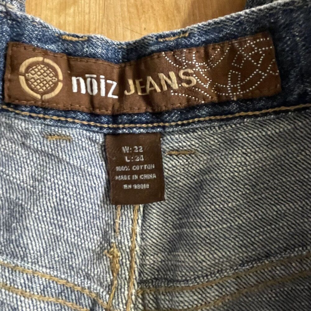 Noiz Denim Jeans‎ Baggy 90s Skater Hip Hop Vintage Mens Size 30x32 - Picture 3 of 7